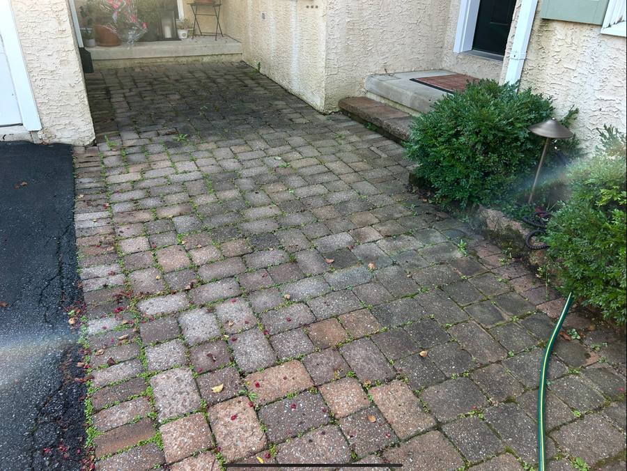 Pavers before